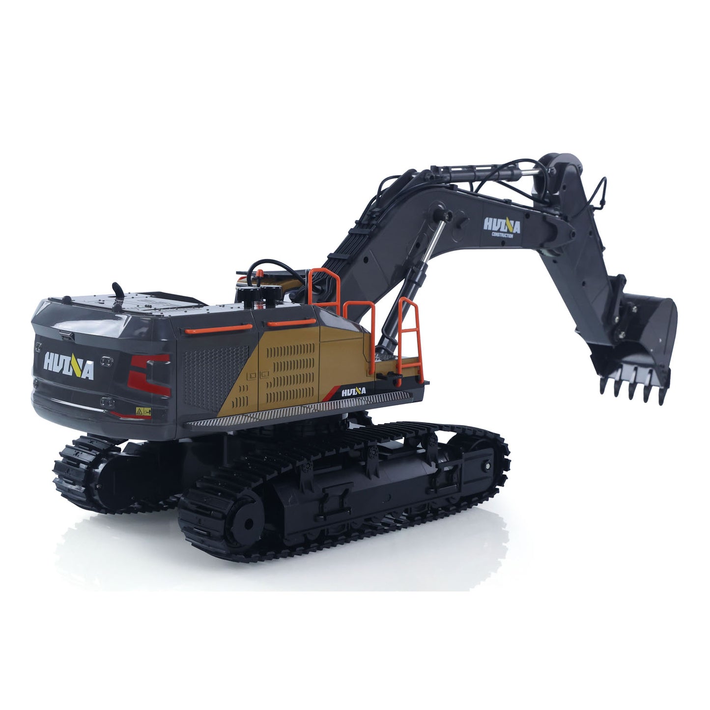 US STOCK HUINA Toy 1/14 592 RC Tracked Excavator Car Model Gift 2.4G Radio Light Sound