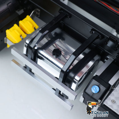 Double E 1/14 4WD Electric Lifting RC Dump Truck E022 2Speed Tipper 500G Full Metal Axle Magnetic High Roof Battery Radio Light