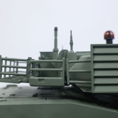 TOUCAN 1/16 Metal RC Tank M1A2 Abrams IR Dual Current Driving Gearbox Barrel Recoil Elevation 360 Turret Rotation Smoke RTR FPV Camera Charger