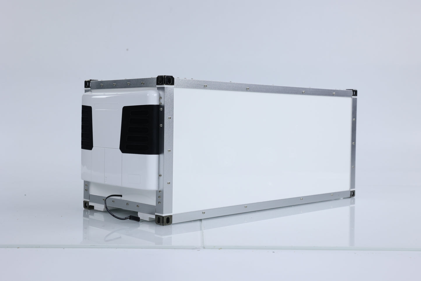 US STOCK TOUCAN 20ft RC Reefer Semi Trailer Container for 1/14 DIY TAMIYA Tractor Truck Uassembled KIT