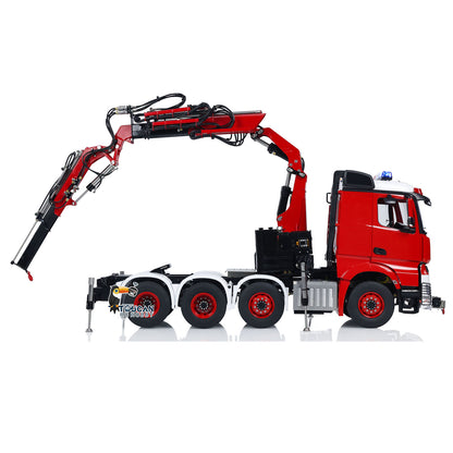 LESU 8x8 1/14 RC Hydraulic Crane Tractor Truck With Fly Jib Arm