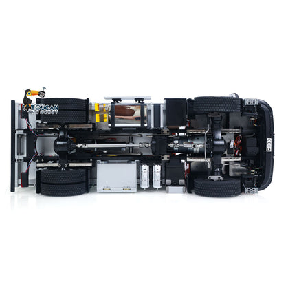 Double E 1/14 4WD Electric Lifting RC Dump Truck E022 2Speed Tipper 500G Full Metal Axle Magnetic High Roof Battery Radio Light