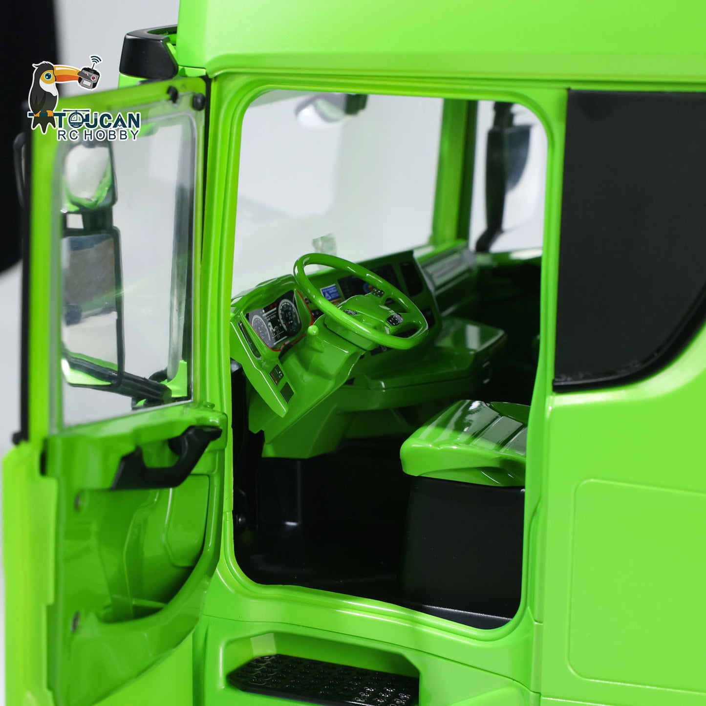8x8 Metal Chassis 1/14 RC Tractor Truck 770S Remote Control Lorry ST8 Radio Battery RTR Warning Lights Spotlight Magnetic Roof