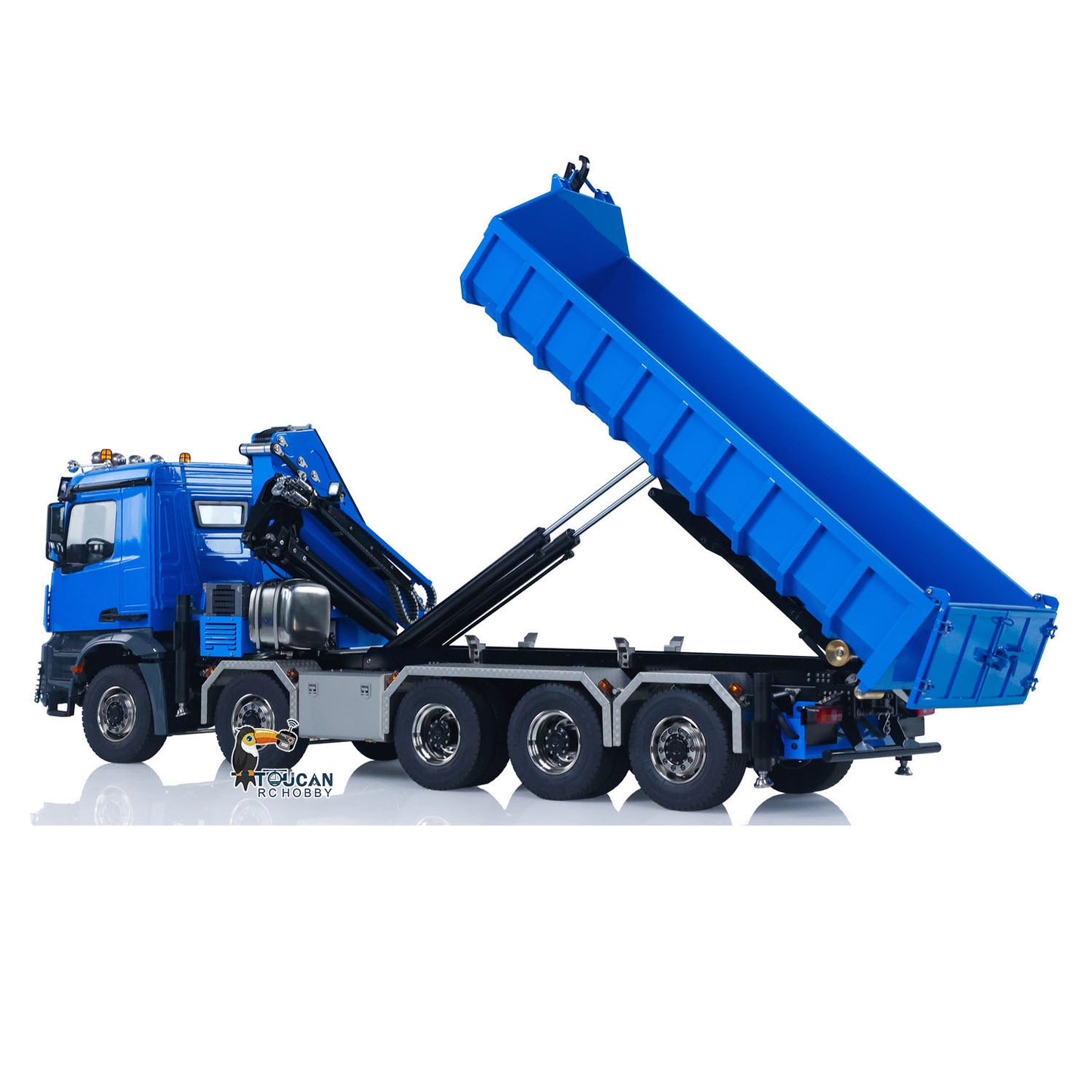 1/14 10x10 RC Hydraulikkran-Muldenkipper mit normaler Metallschaufel