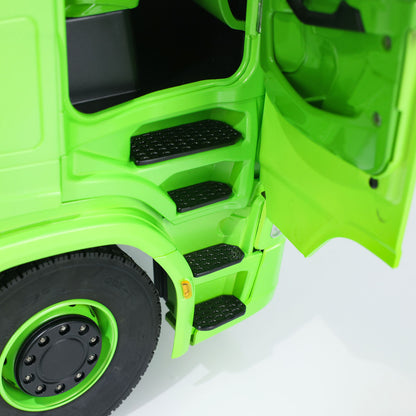 8x8 Metal Chassis 1/14 RC Tractor Truck 770S Remote Control Lorry ST8 Radio Battery RTR Warning Lights Spotlight Magnetic Roof