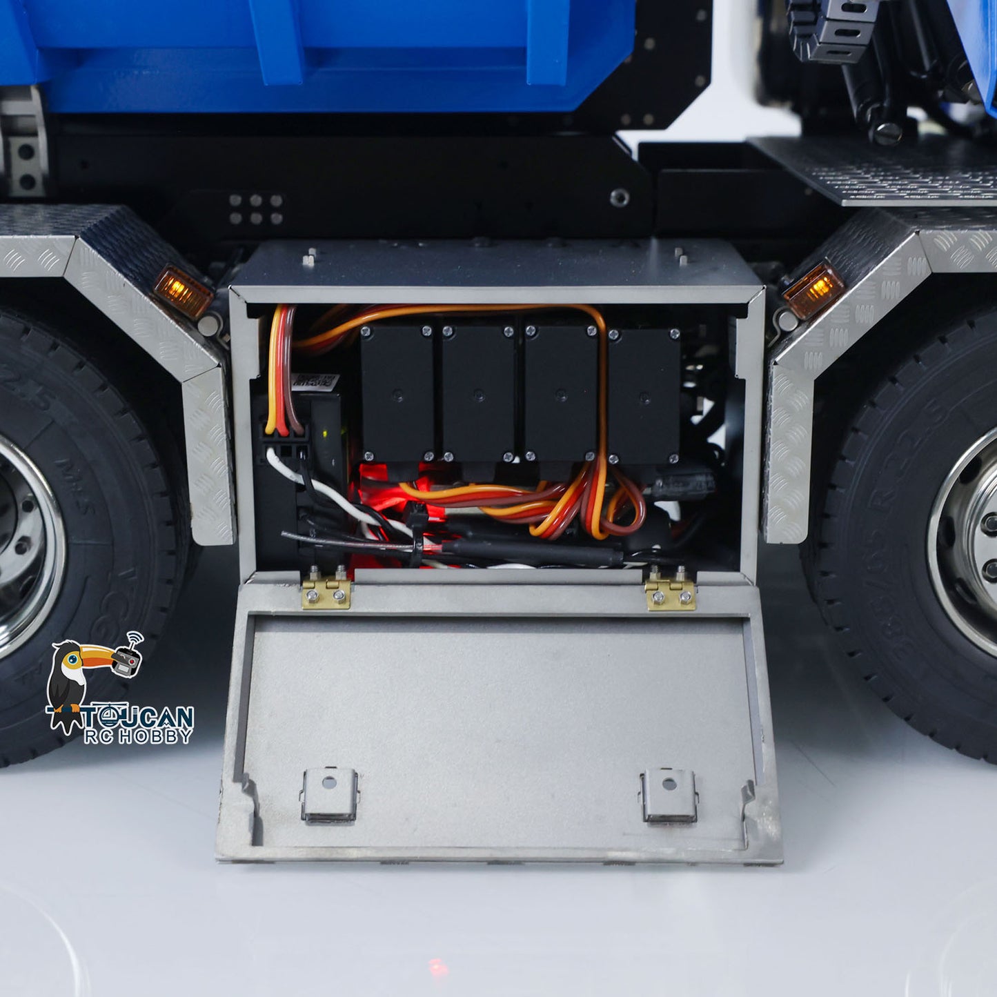 1/14 10x10 RC Hydraulikkran-Muldenkipper mit normaler Metallschaufel