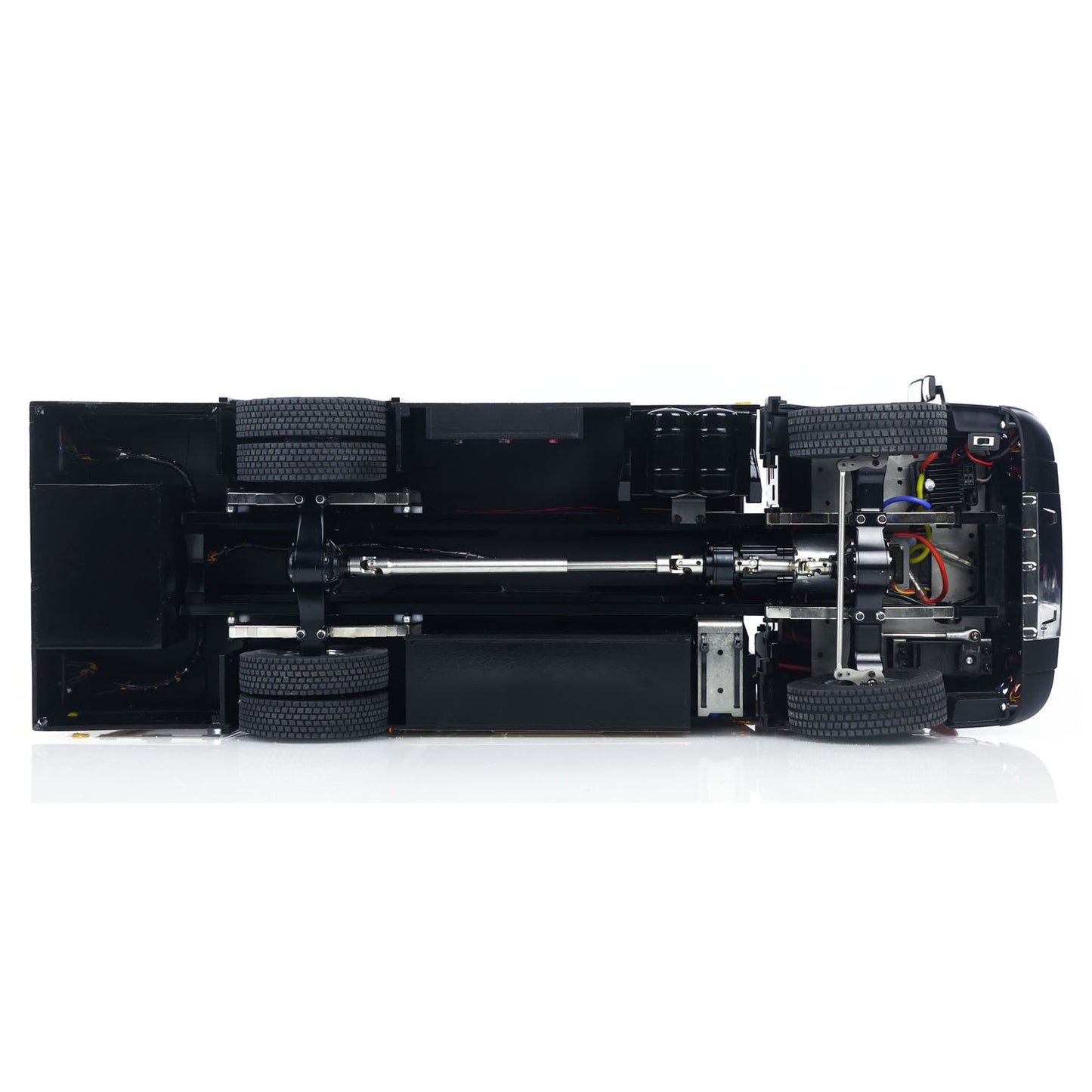 1/14 4X4 Plastic Chassis Radio Controlled Sprinkler Fire Truck VO FMX 2Speed Gerabox Water Spraying RC Model Vehicle No Battery