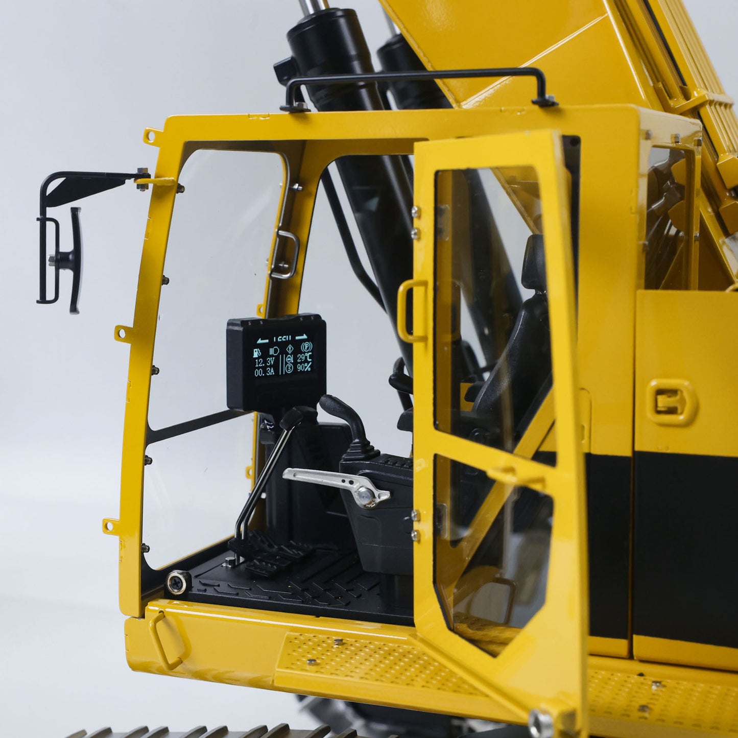 LESU Metal 1/14 Hydraulic RC Excavator C374F Unassembled KIT Remote Control Digger Heavy Construction Car 6CH Valve LCD Screen