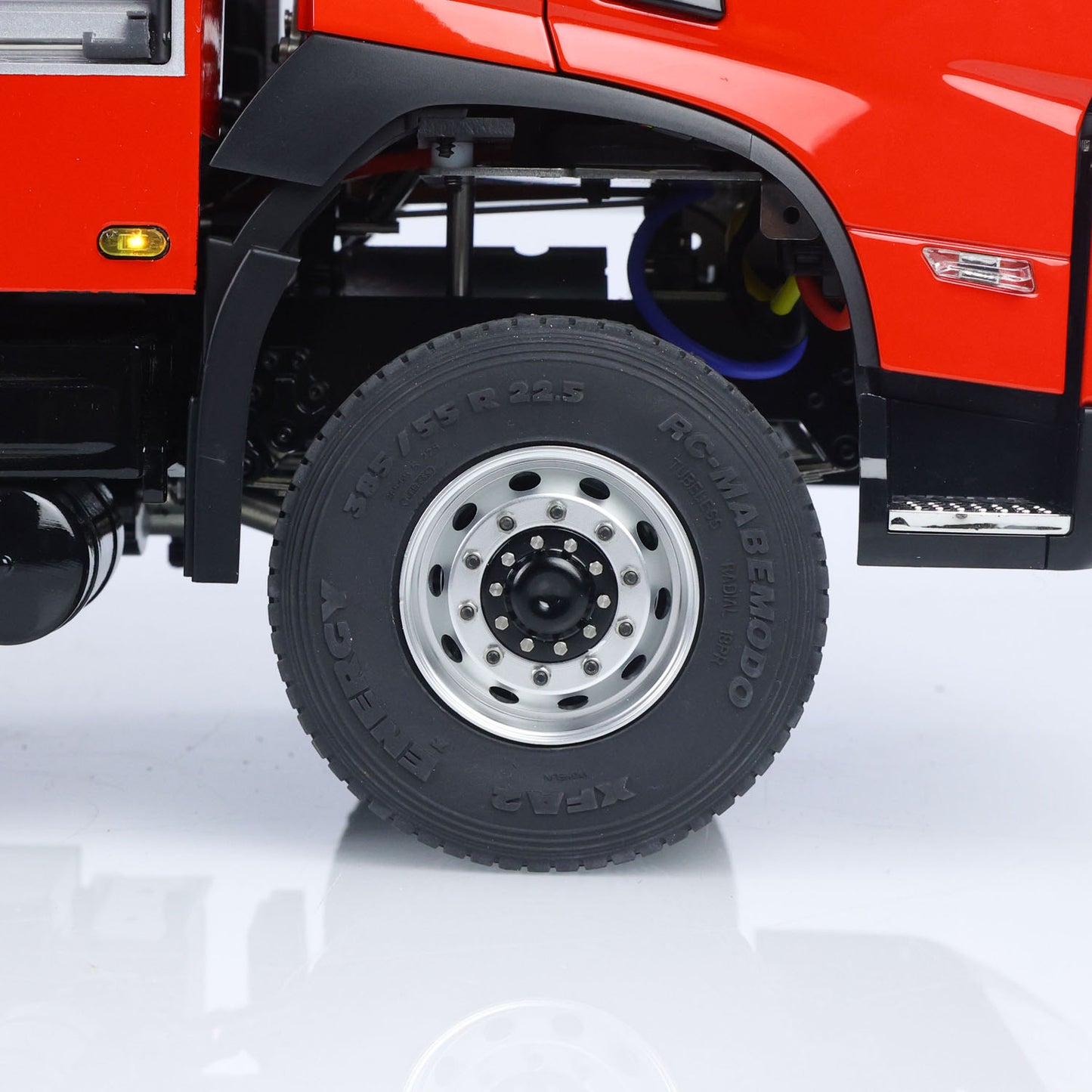 1/14 4X4 Plastic Chassis Radio Controlled Sprinkler Fire Truck VO FMX 2Speed Gerabox Water Spraying RC Model Vehicle No Battery