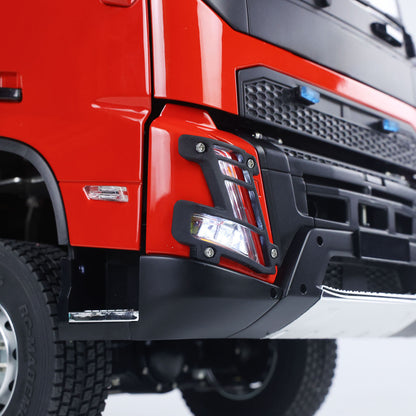 1/14 RC Fire Fighting Truck RTR Radio Controlled Car Model VO FMX AWD 2Speed Metal Gerabox Axles Water Spraying Electric Vehicle Light Sound System