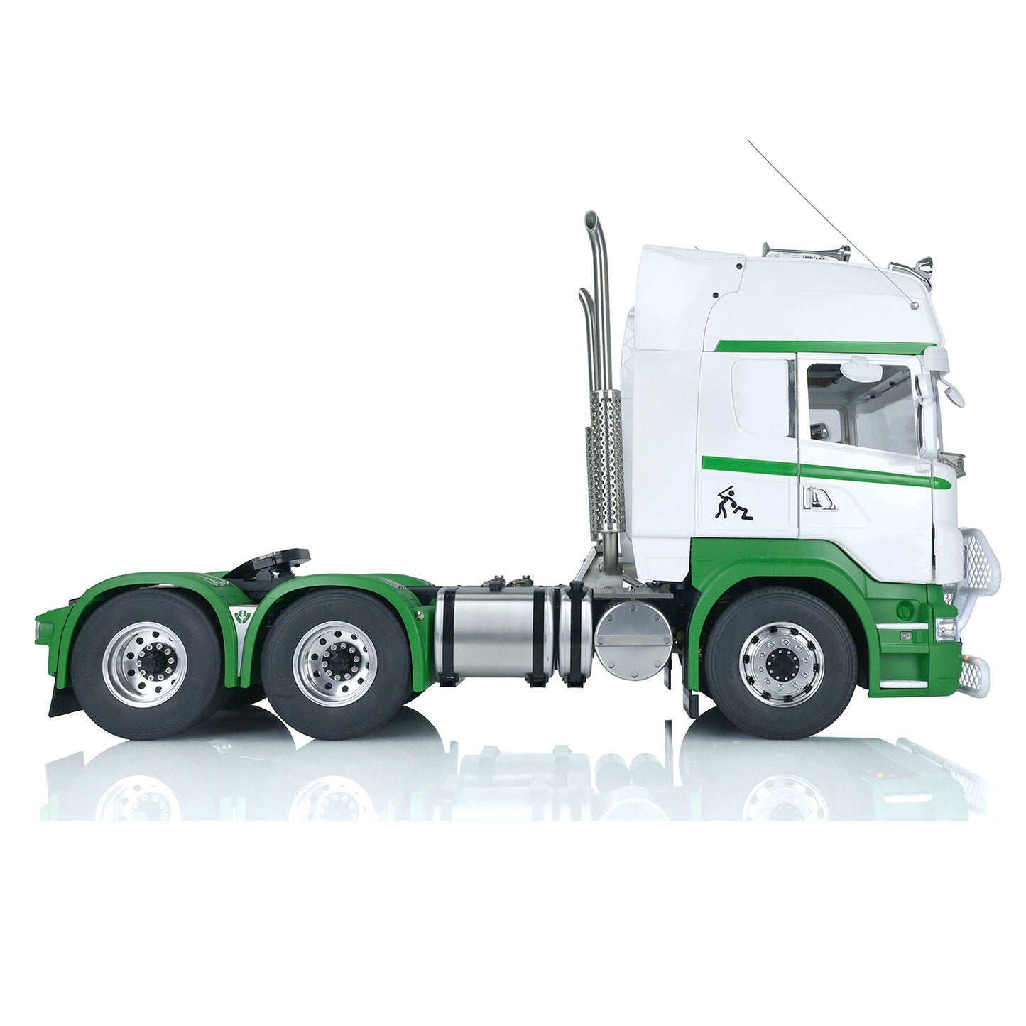 Camion tracteur LESU RC 1/14 pour voitures 6x6 Châssis métallique