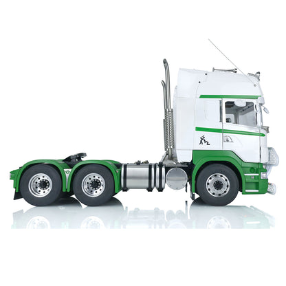 Camion tracteur LESU RC 1/14 pour voitures 6x6 Châssis métallique