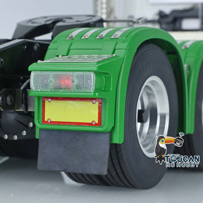 IN STOCK 1/14 LESU RC Tractor Truck for 6x6 Cars Metal Chassis