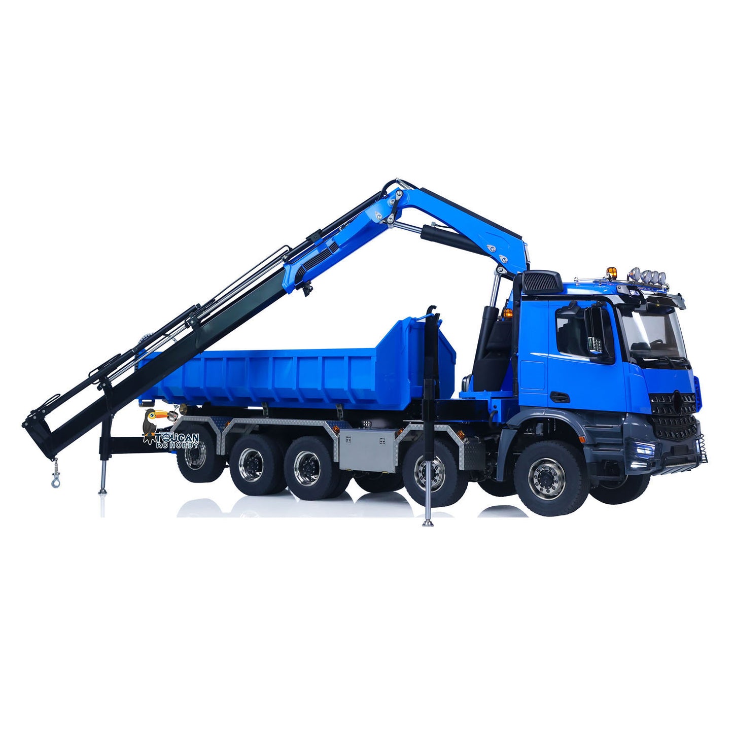 1/14 10x10 RC Hydraulikkran-Muldenkipper mit normaler Metallschaufel