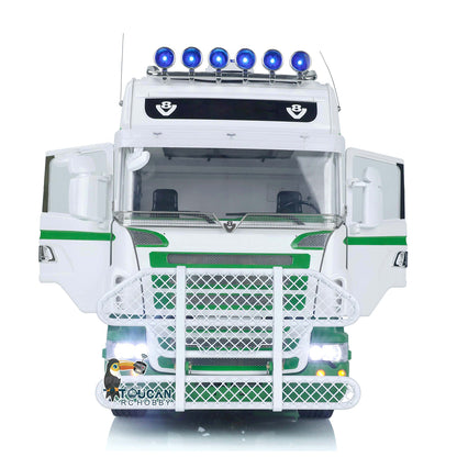 Camion tracteur LESU RC 1/14 pour voitures 6x6 Châssis métallique