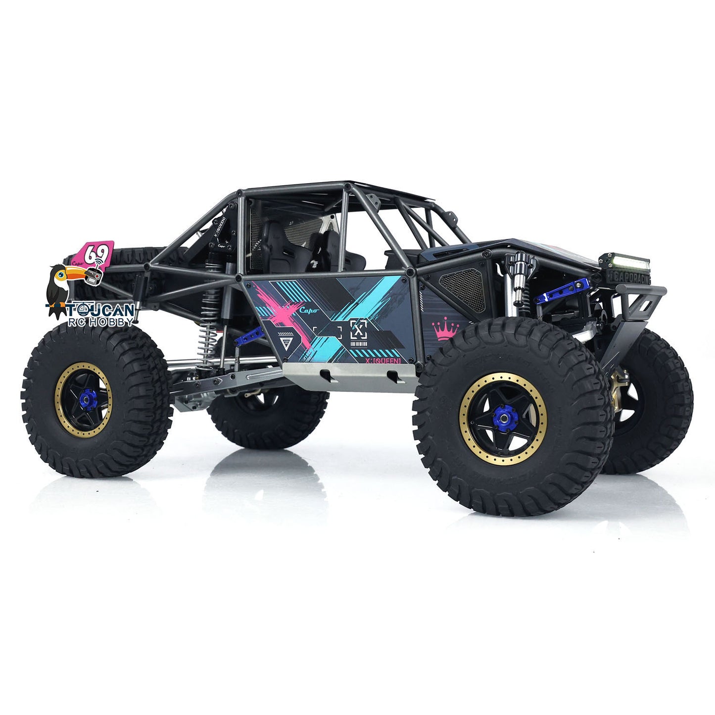 Capo U4 Queen 1/8 CD1582X RC Crawler Car 2 Speeds RC Racing Car