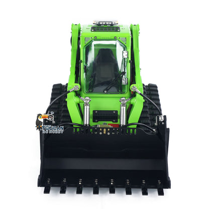 LESU 1/14 Aoue LT5 RC Hydraulic Skid-Steer Loader Electric Cleaner I6S Radio Battery RTR Remote Control Construction Car