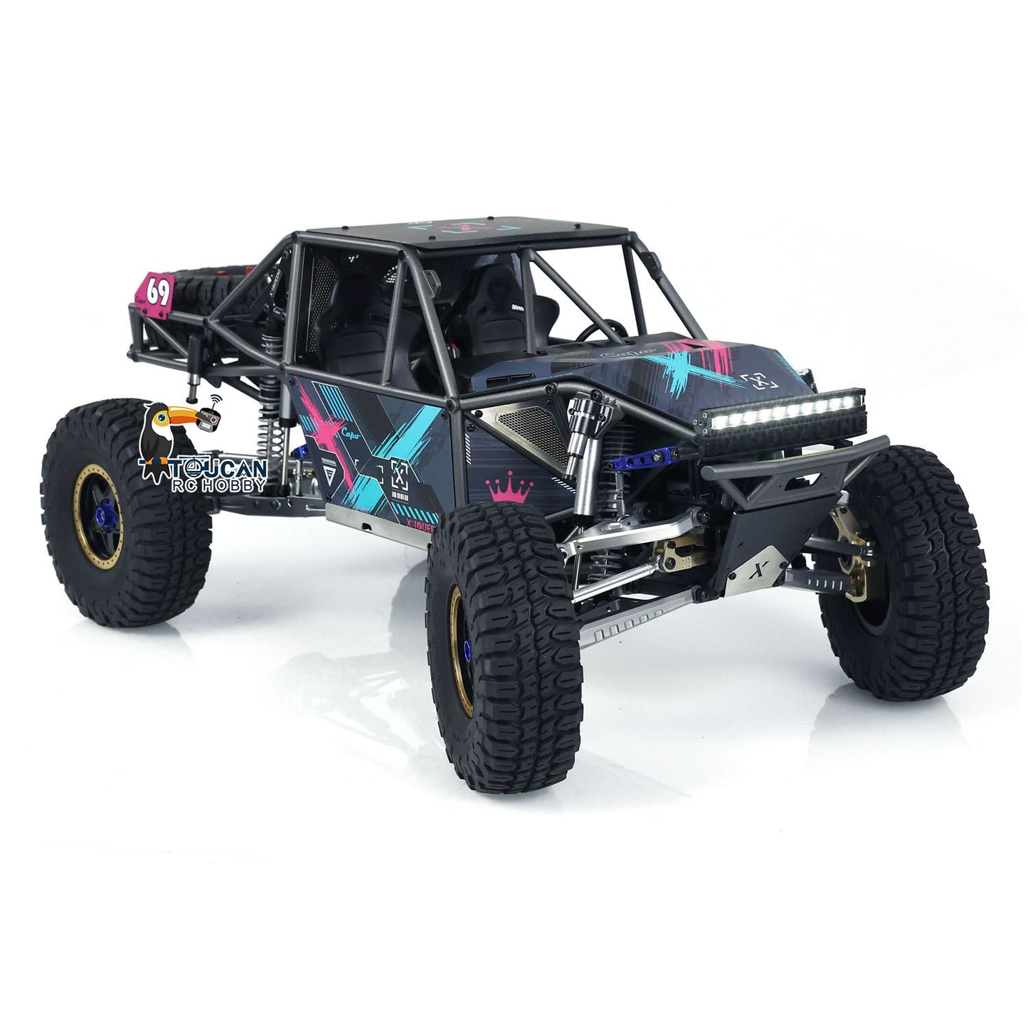 US STOCK Capo U4 Queen 1/8 RC Crawler Car 2 Speeds Remote Control Racing Vehicles CD1582X