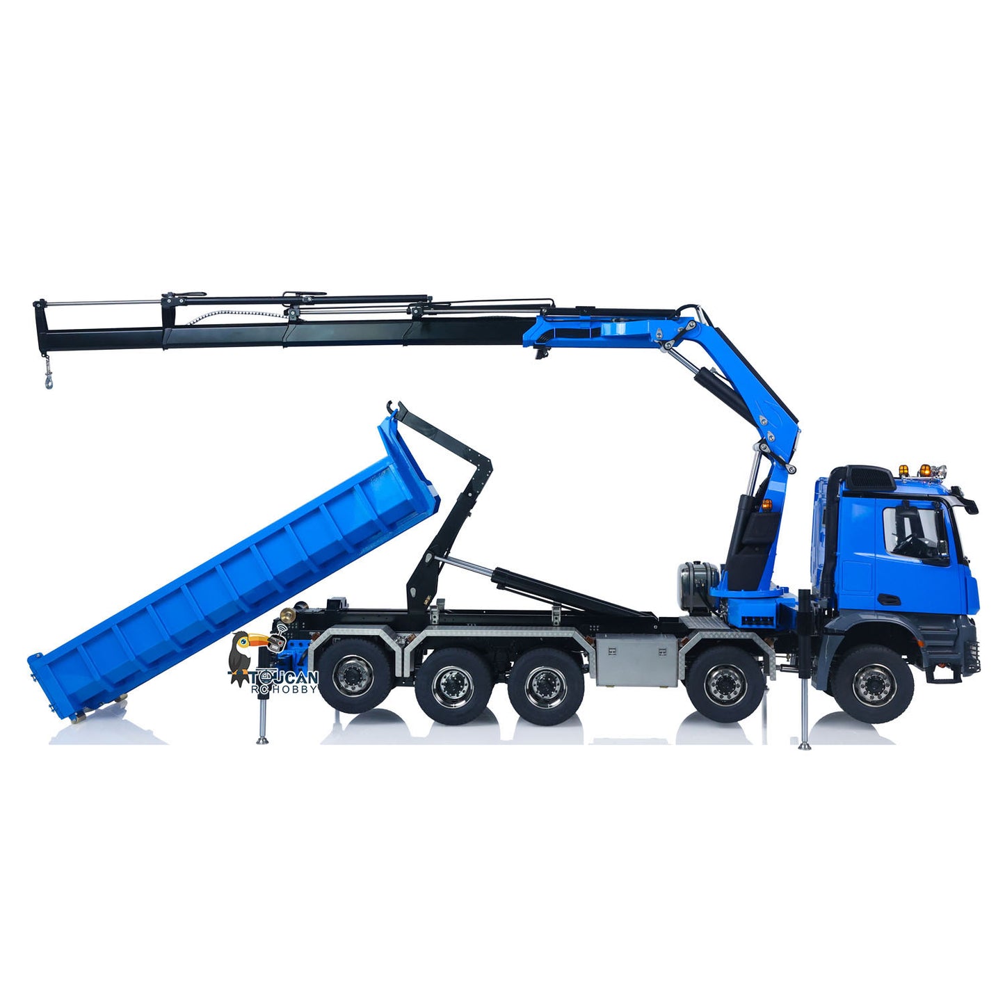 1/14 10x10 RC Hydraulikkran-Muldenkipper mit normaler Metallschaufel