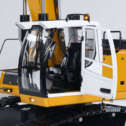 MTM 1/14 946 RC 2 Arms ARTR Metal Hydraulic Tracked Excavator Digger With Ripper Grab Tiltable Bucket