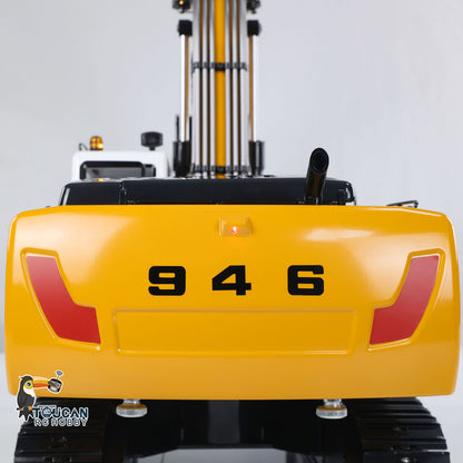 MTM 1/14 946 RC 2 Arms ARTR Metal Hydraulic Tracked Excavator Digger With Ripper Grab Tiltable Bucket