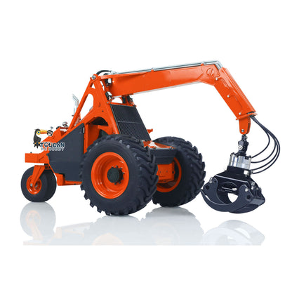 TOUCAN 1/14 RC Hydraulic Log Loader LESU AOUE 225A Remote Control Sugarcane Loader Grabber 4CH Valve RTR Model Battery Radio