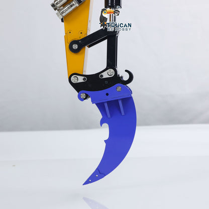 MTM 1/14 946 RC 2 Arms ARTR Metal Hydraulic Tracked Excavator Digger With Ripper Grab Tiltable Bucket