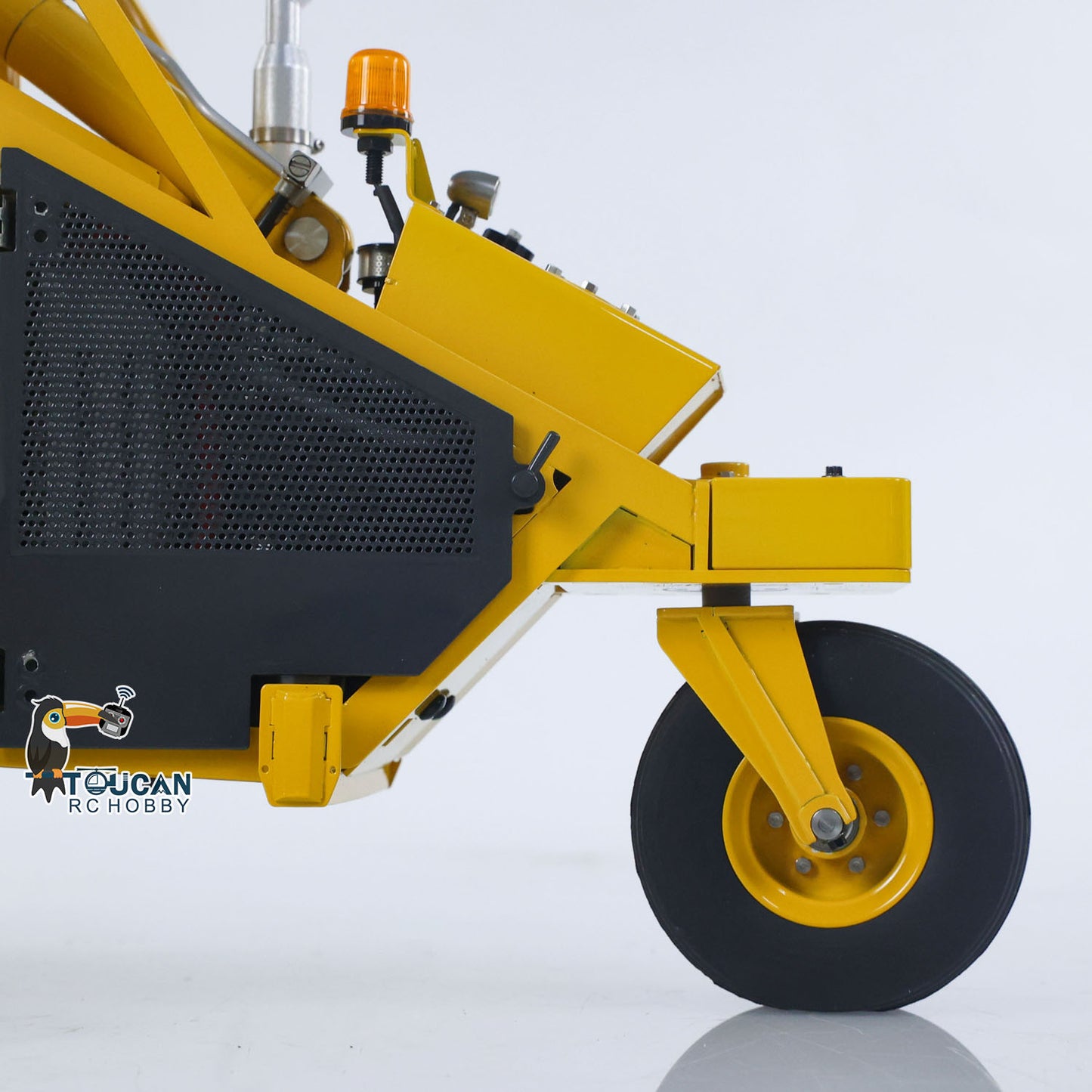 Metal LESU AOUE 225A 1/14 Remote Control Hydraulic Log Loader RC Sugarcane Loader Grabber Pump 4CH Valve Wheeled Model Car