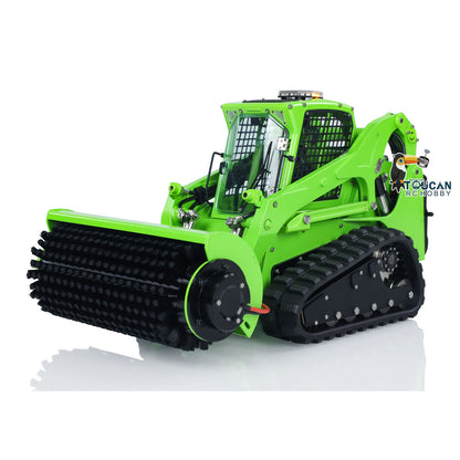 LESU 1/14 Aoue LT5 RC Hydraulic Skid-Steer Loader Electric Cleaner I6S Radio Battery RTR Remote Control Construction Car