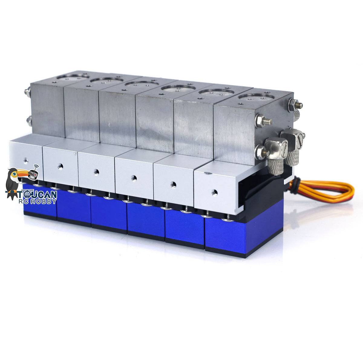 Directional Hydraulic Control 6CH Valve Upgrade Accessories For KABOLITE K970 1/14 RC Excavator Model