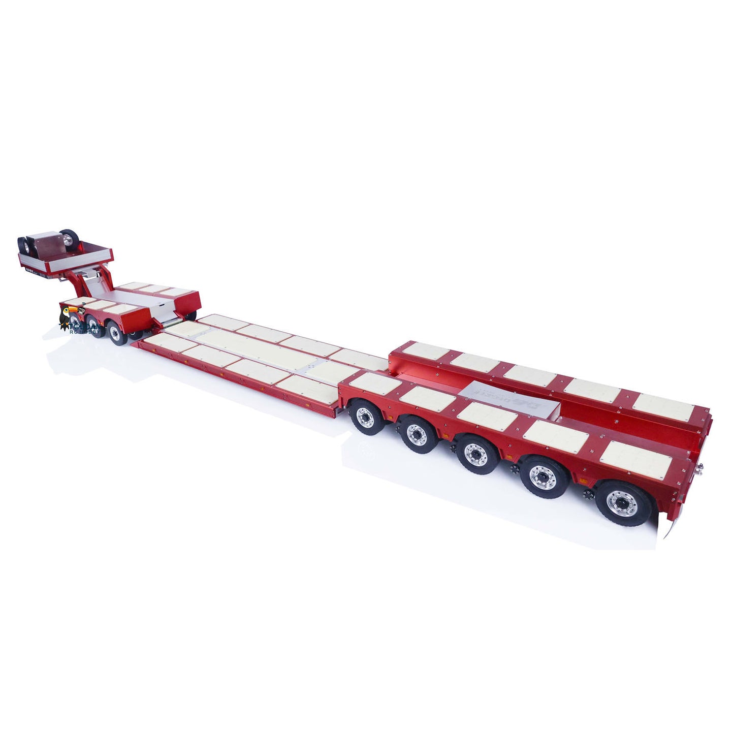 DG-996 1/14 RC Hydraulic Metal Trailer 8 Axles 5+3 Hydraulically Suspended Truck