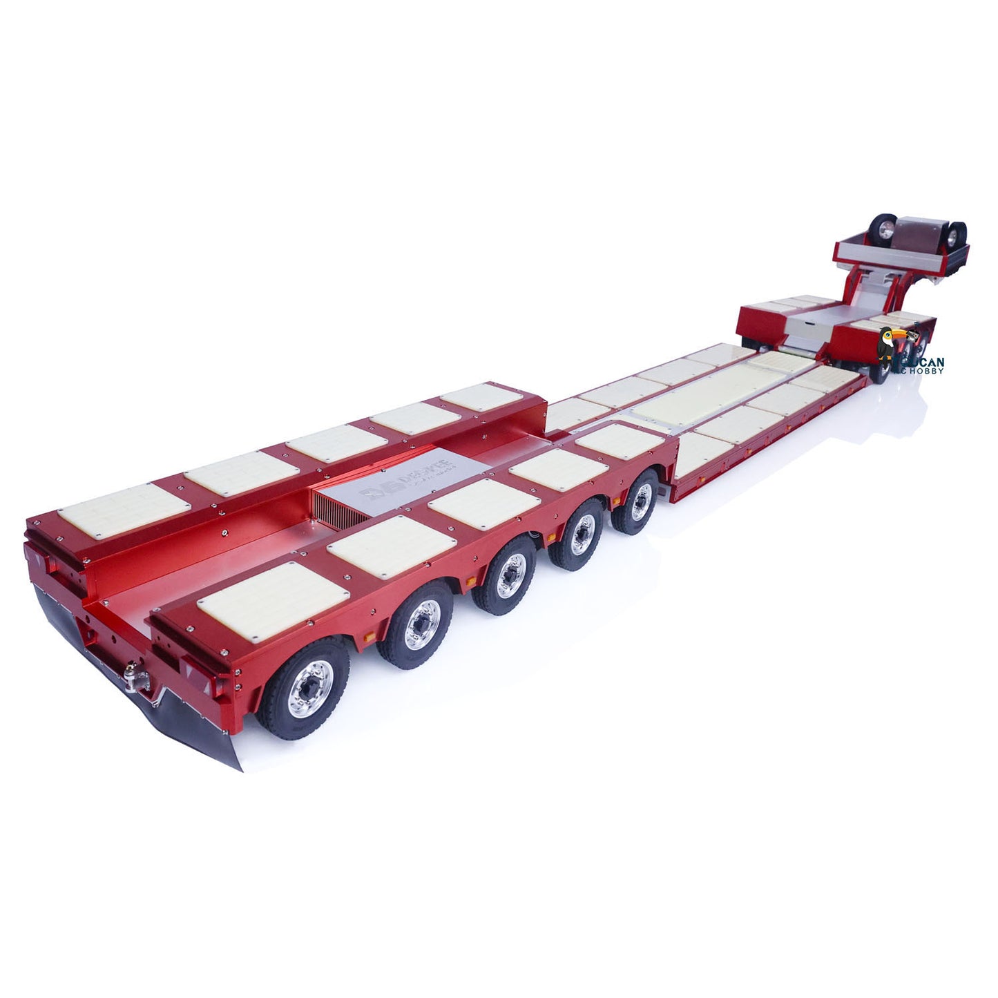 DG-996 1/14 RC Hydraulic Metal Trailer 8 Axles 5+3 Hydraulically Suspended Truck