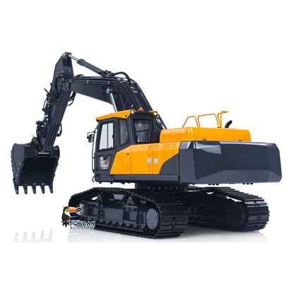 Flash Sale Metal 1/14 Super Frog Remote Control Hydraulic Excavator E400 Pro 9CH Valves RC Digger 35KG Servo 3 Pump Light Sound System