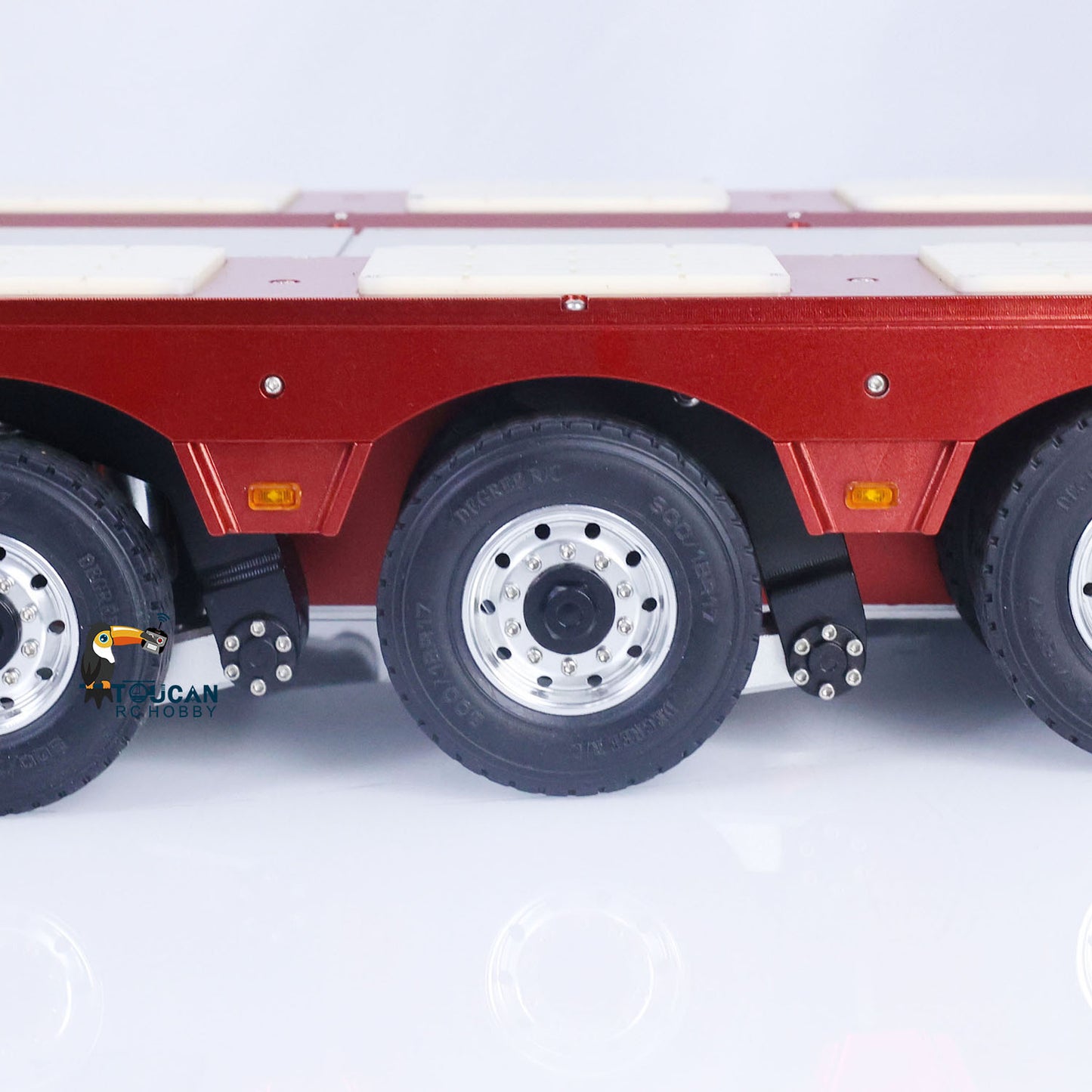 DG-996 1/14 RC Hydraulic Metal Trailer 8 Axles 5+3 Hydraulically Suspended Truck