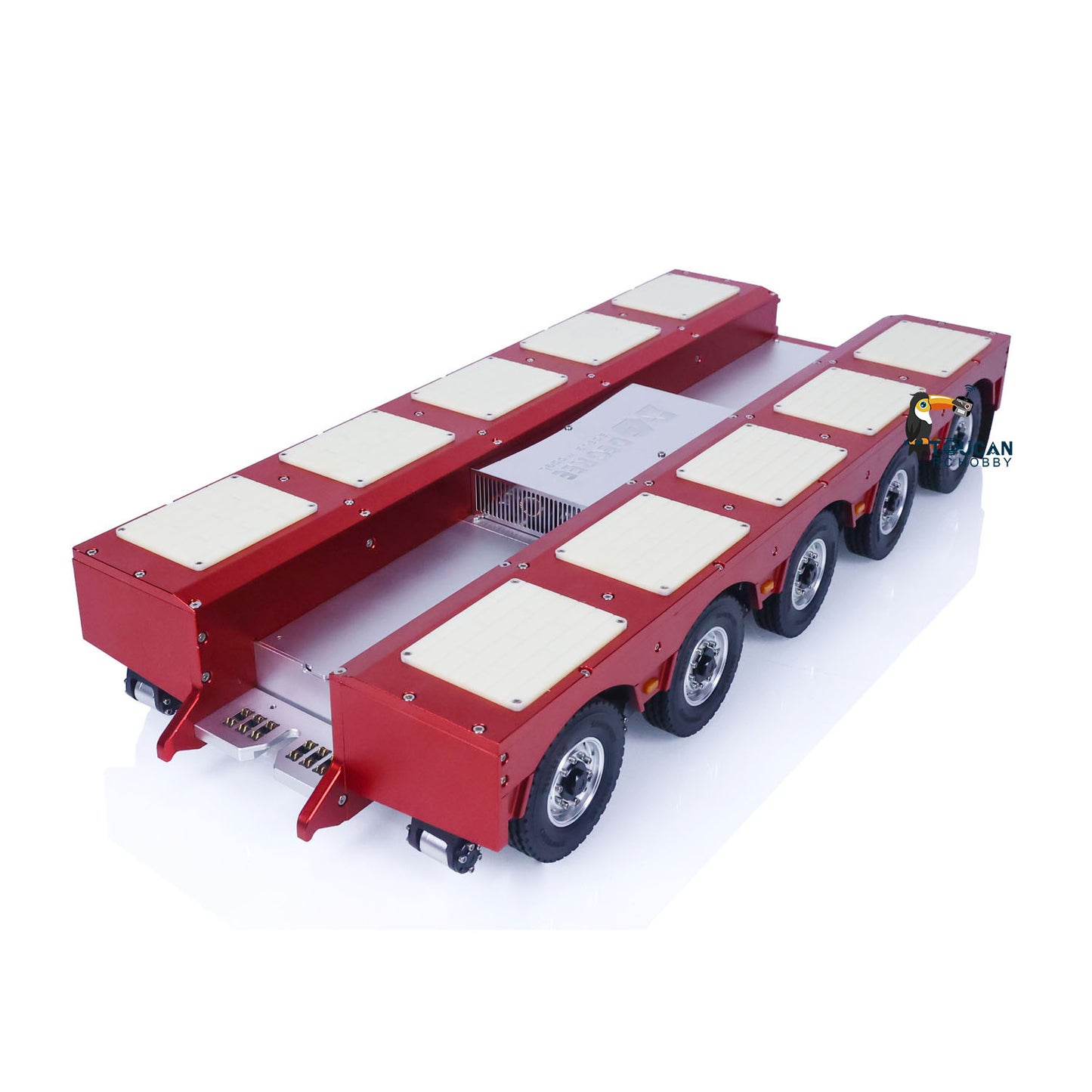 DG-996 1/14 RC Hydraulic Metal Trailer 8 Axles 5+3 Hydraulically Suspended Truck