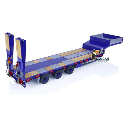 1/14 Metal LESU RC Trailer with Hydraulic System Electronic Lifting Legs