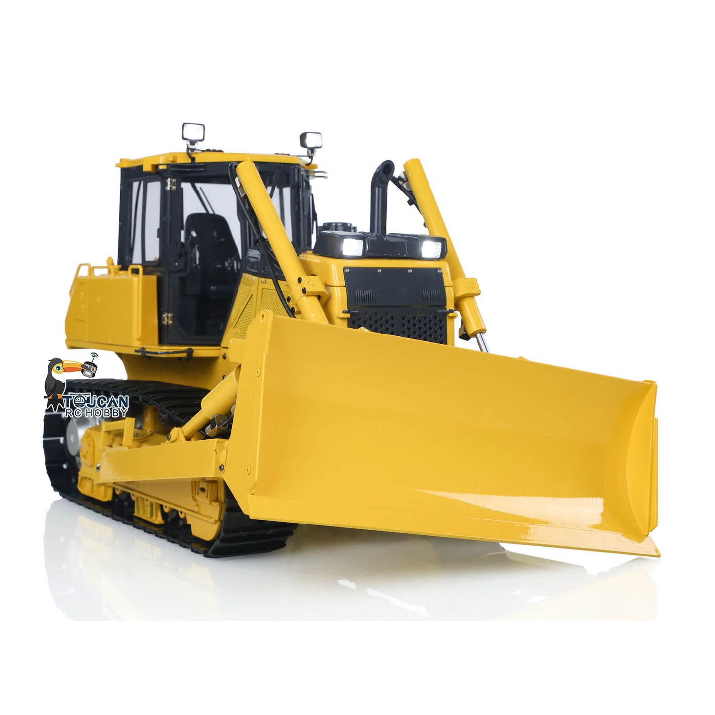 1/12 RC Metal Hydraulic Bulldozer D65EX Radio Controlled Heavy Machine Model RTR Construction Car I6S