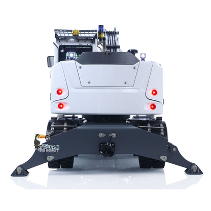 RTR 8CH Valves 1/14 RC Hydraulic Excavator LR914 4x4 Wheeled Digger Differential Lock Hobbywing Brushless Motor ESC Sound System