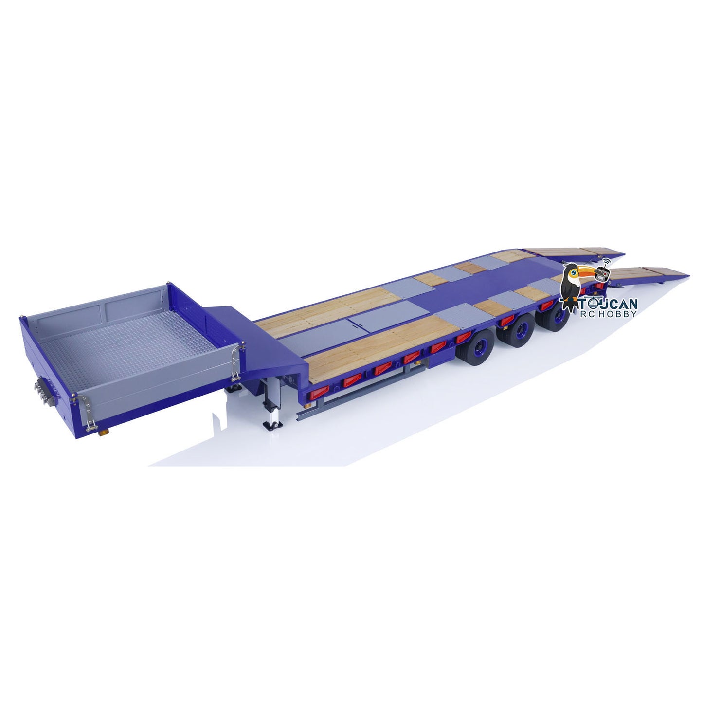 1/14 Metal LESU RC Trailer with Hydraulic System Electronic Lifting Legs