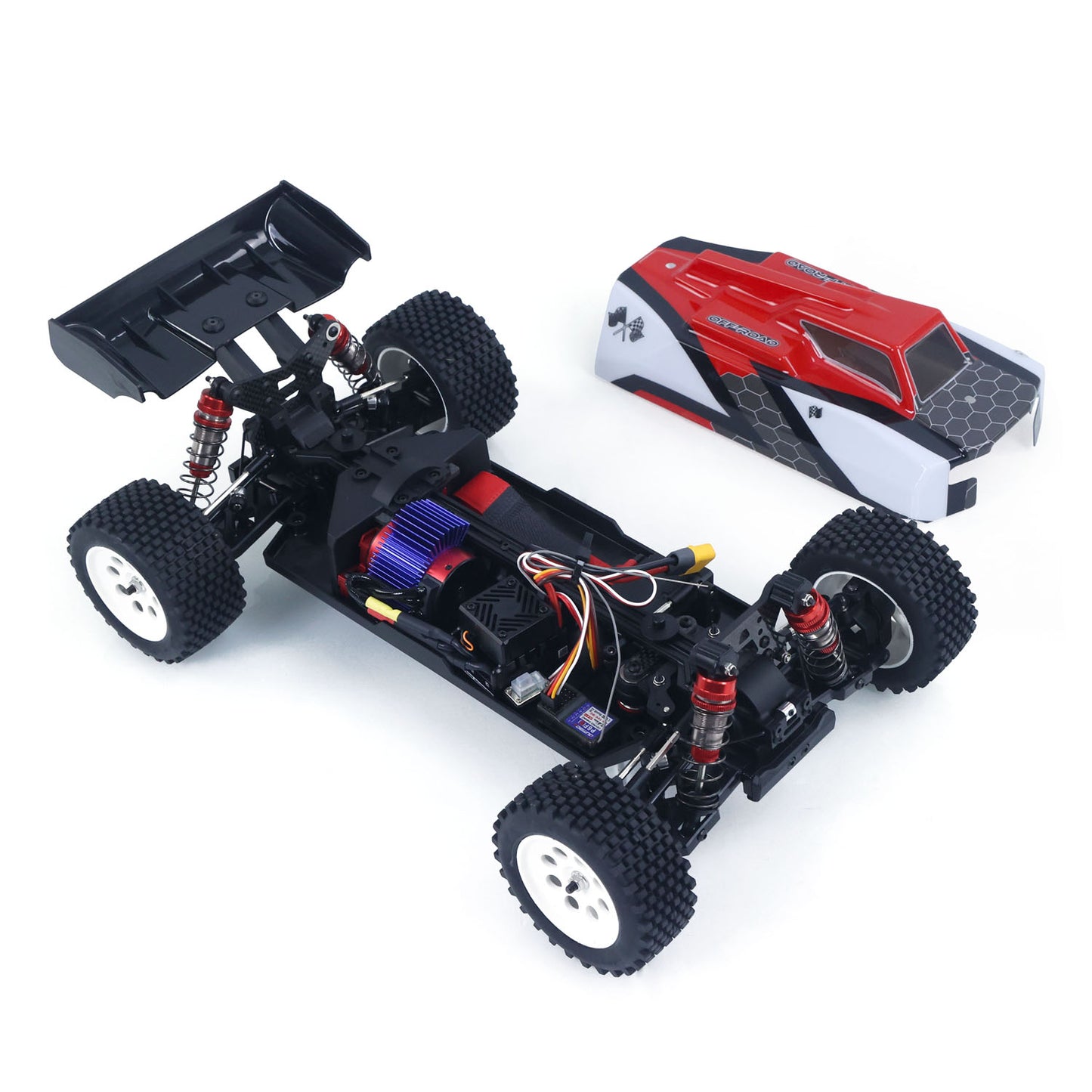 US Stock 70KM/H 1/10 High Speed Radio Control Off Road Vehicle 1001 RC Model Car Hobbywing 60A ESC 3650 Brushless Motor Ready to Run