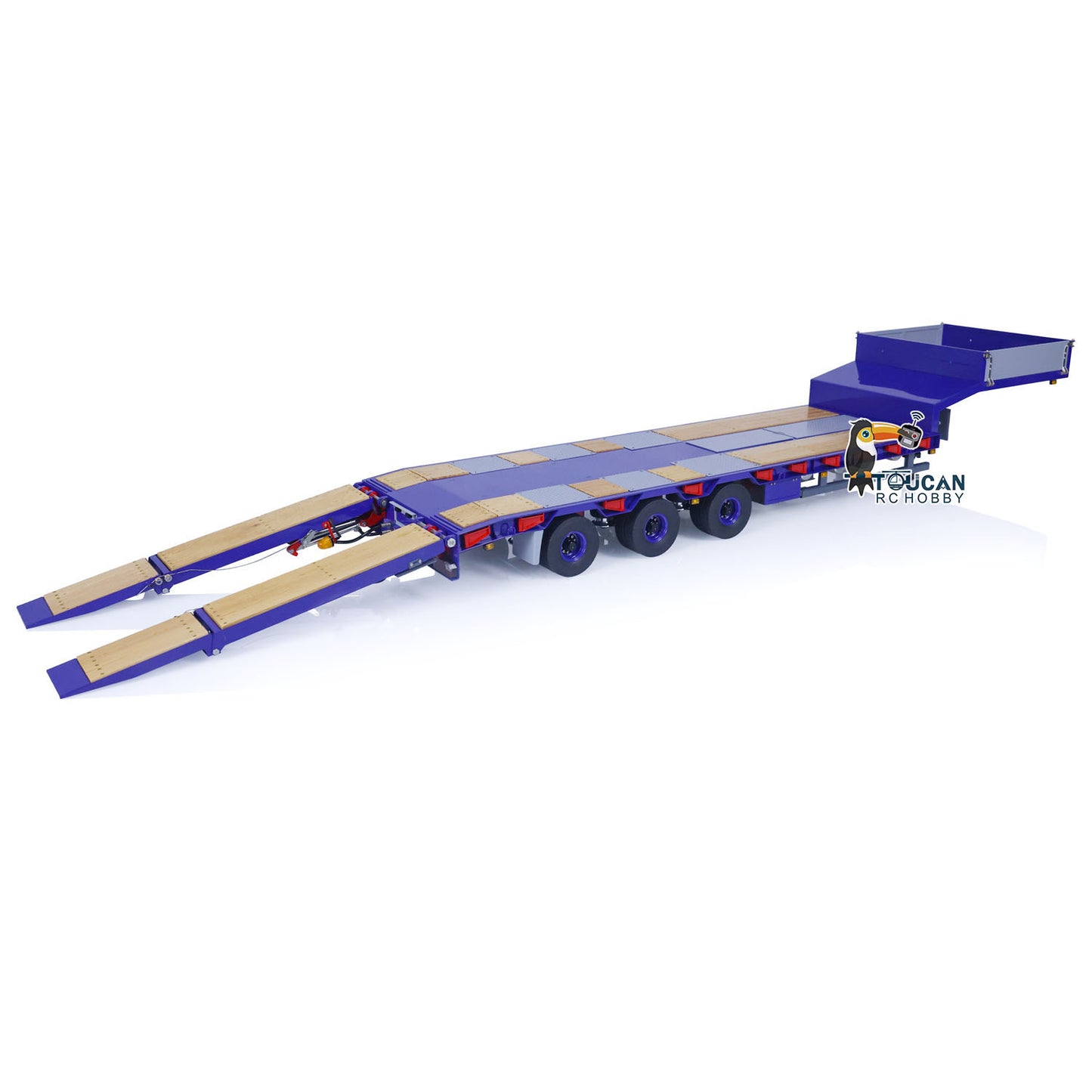 1/14 Metal LESU RC Trailer with Hydraulic System Electronic Lifting Legs