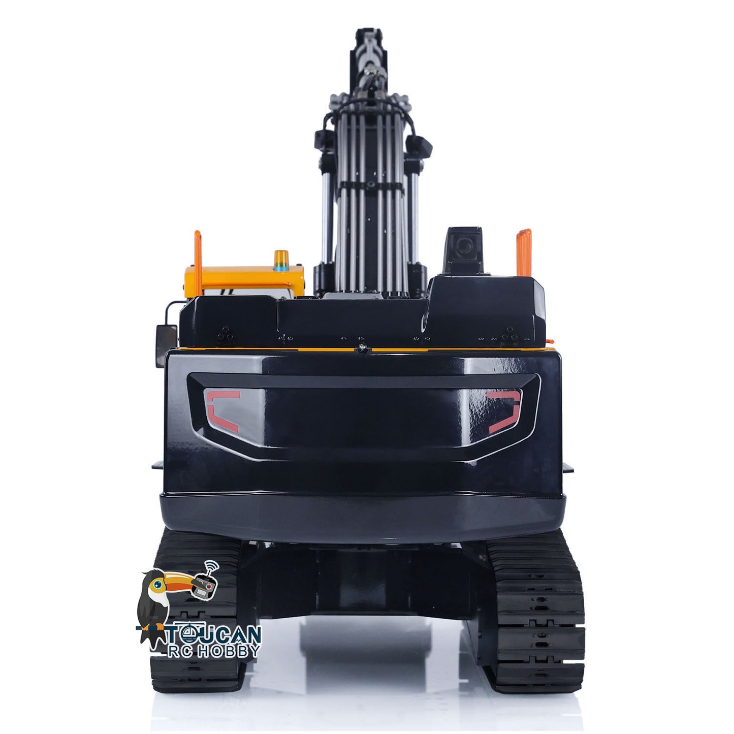 MTM 1/14 EC380 RC 2 Arms Metal Hydraulic PNP Tracked Excavator Digger With Ripper Grab