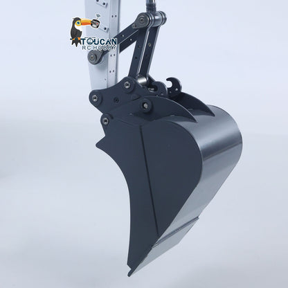 RTR 8CH Valves 1/14 RC Hydraulic Excavator LR914 4x4 Wheeled Digger Differential Lock Hobbywing Brushless Motor ESC Sound System