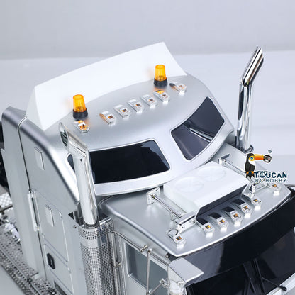 JDM 518K 6x4 1/14 Metal Remote Control Tractor Truck C509 2 Speed Gearbox RC Lorry Car Motor ESC Light Sound System RTR Model