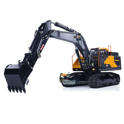 MTM 1/14 EC380 RC 2 Arms PNP Metal Hydraulic Tracked Excavator Digger With Ripper Tiltable Bucket