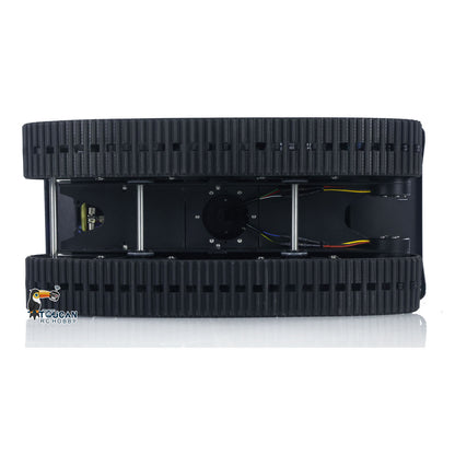 1/14 RC Hydraulic Crawler Dump Truck T14R Metal Tracked Tipper RTR Construction Machine Flysky ST8 Radio Light Sound Battery