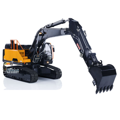 MTM 1/14 EC380 RC 2 Arms PNP Metal Hydraulic Tracked Excavator Digger With Ripper Tiltable Bucket