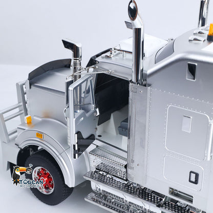 JDM 518K 6x4 1/14 Metal Remote Control Tractor Truck C509 2 Speed Gearbox RC Lorry Car Motor ESC Light Sound System RTR Model