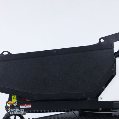 1/14 RC Hydraulic Crawler Dump Truck T14R Metal Tracked Tipper RTR Construction Machine Flysky ST8 Radio Light Sound Battery