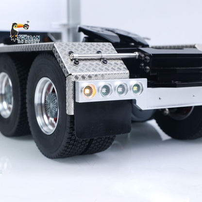JDM 518K 6x4 1/14 Metal Remote Control Tractor Truck C509 2 Speed Gearbox RC Lorry Car Motor ESC Light Sound System RTR Model
